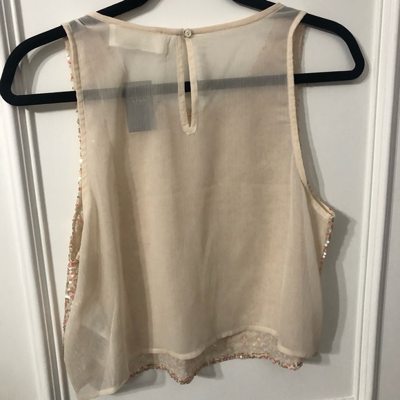 abercrombie sequin top
